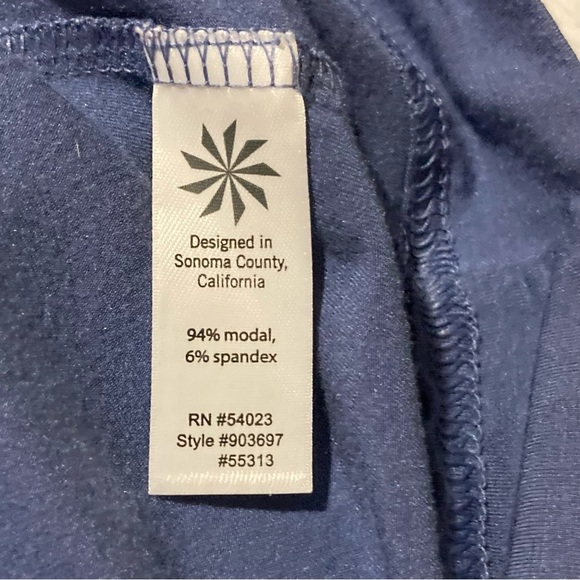 Athleta Faux Wrap Dress 3/4 Sleeves | Size M | flawed| Spring & Summer Casual - Picture 3 of 11